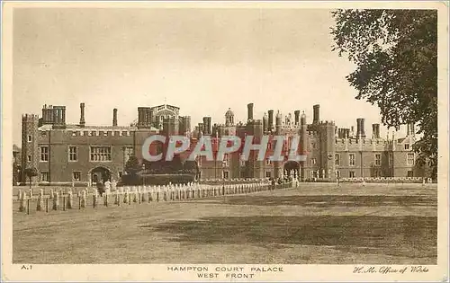 Ansichtskarte AK Hampton court palace west front