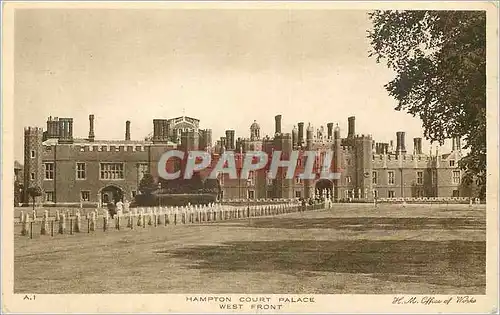 Cartes postales Hampton court palace west front