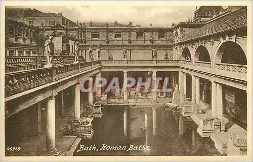 Ansichtskarte AK Bath roman baths