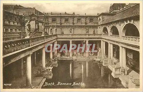 Cartes postales Bath roman baths