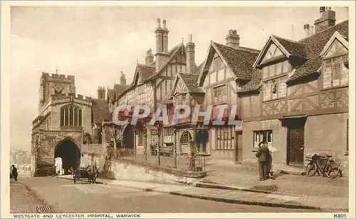 Cartes postales Westgate and leycester hospital warwick