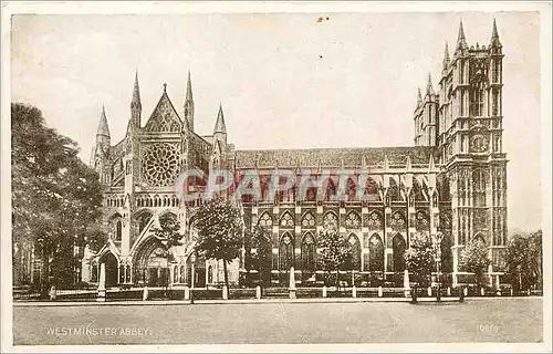 Cartes postales Westminster abbey london