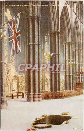 Cartes postales Westminster abbeythe unknown warrior grave Militaria