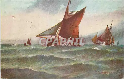 Cartes postales Bateaux de peche