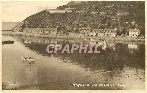 Cartes postales Fishguard sower town quay