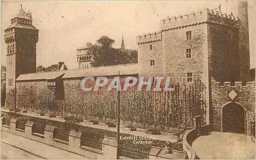 Cartes postales Gardiff castle exterior