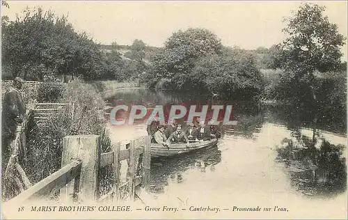 Ansichtskarte AK Marist brithers college grove ferry canterbary promenade sur l'eau