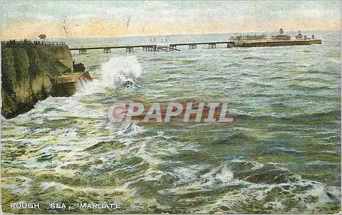 Cartes postales London Rough sea margate
