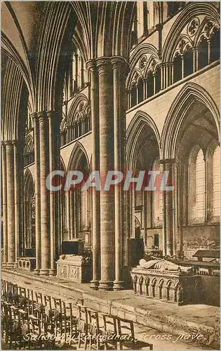 Cartes postales Cathedrale across nave Salisbury