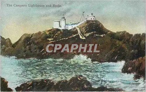 Cartes postales The casquets lighthouse and rocks