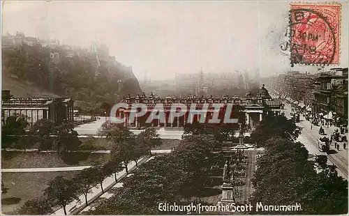 Cartes postales Edinburgh from the scott monument