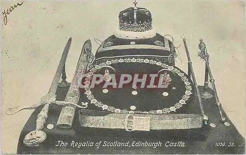 Cartes postales The regalia of scotland edinburgh castle