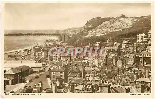 Cartes postales Old hastings from east hill