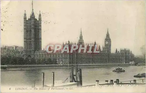 Cartes postales London the houses of parliament