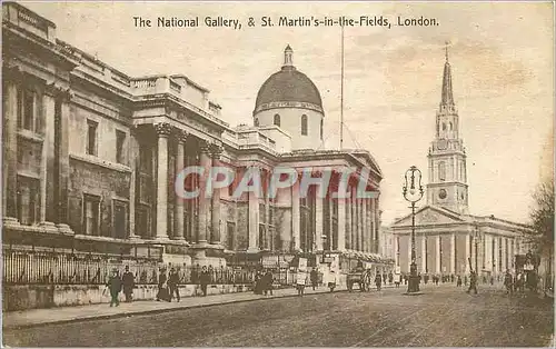 Ansichtskarte AK London the national gallery st martin's in the fields