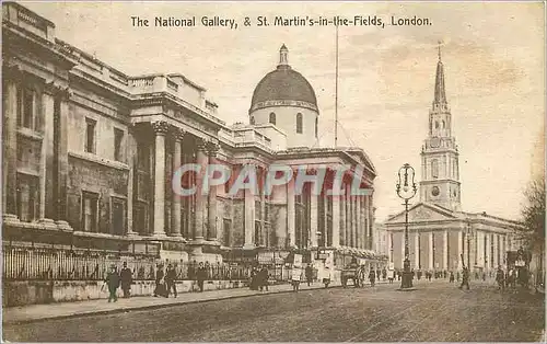 Cartes postales London the national gallery st martin's in the fields