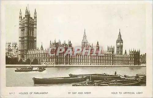 Cartes postales London houses of parliament