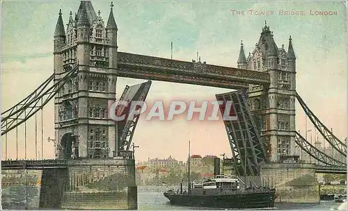 Cartes postales London the tower bridge Bateau