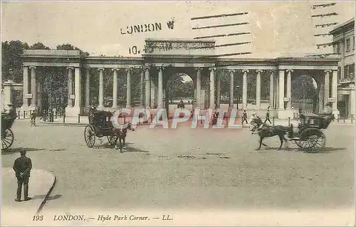 Cartes postales London hyde park corrier