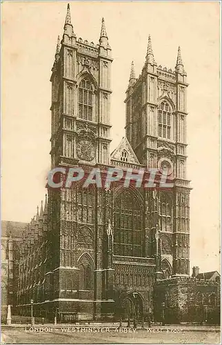 Cartes postales London westminster abbey west franc