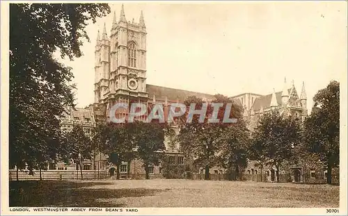 Cartes postales London westminster abbey from dean's yard