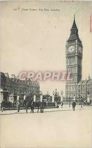 Cartes postales London clock big ben