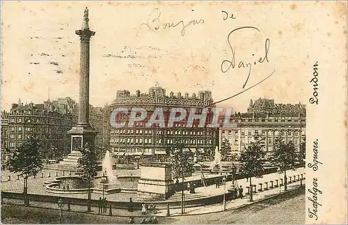 Cartes postales London frafalgar square