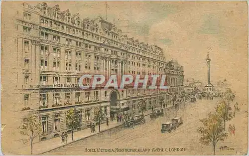 Cartes postales London hotel victoria nothumberland avenue