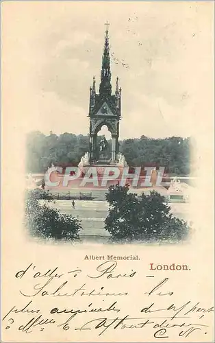 Cartes postales London albert memorial