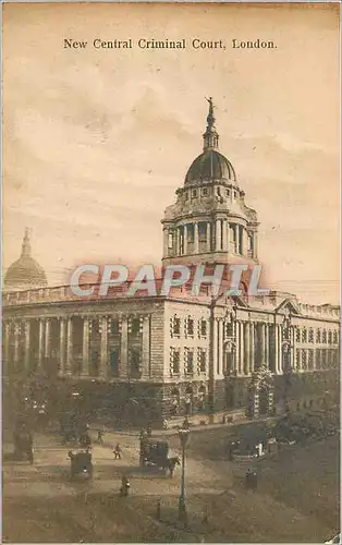 Cartes postales London new central criminal court