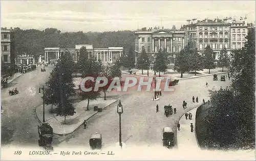 Cartes postales London hyde park corner