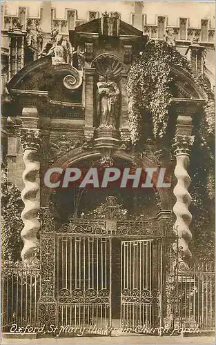 Cartes postales Oxford st maru the virgin church parch
