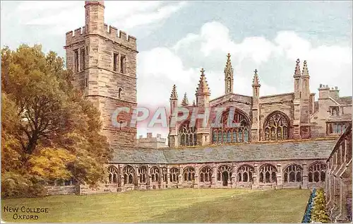 Cartes postales Oxford new college