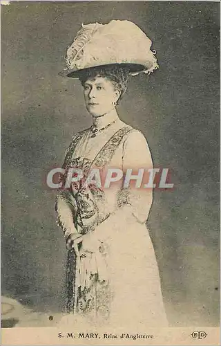 Cartes postales S M maru reine d'angleterre