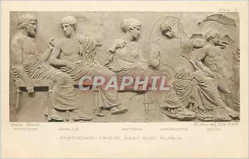 Ansichtskarte AK Parthenon frieze east side slab VI