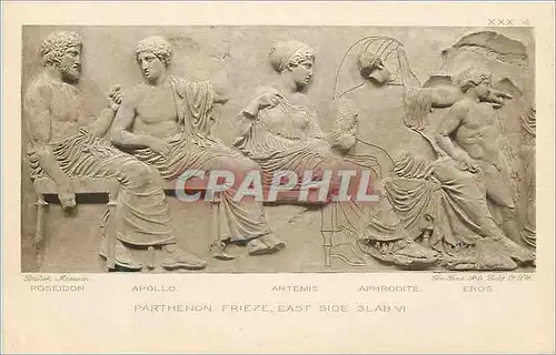 Cartes postales Parthenon frieze east side slab VI