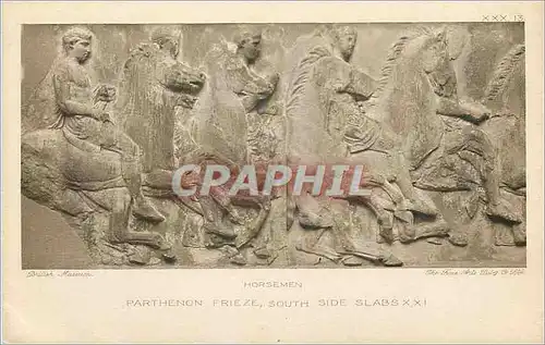 Ansichtskarte AK Horsemen parthenon frieze south side slabs XX