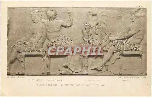 Ansichtskarte AK Hermes didnysos parthenon frieze south side slabs IV