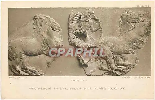 Ansichtskarte AK Chariots parthenon frieze south side slabs XXIX XXX