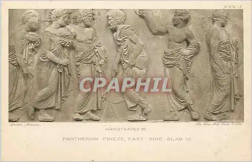 Ansichtskarte AK Magistrates parthenon frieze south side slab VI