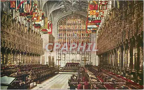 Cartes postales Windsor choir east st george chapel