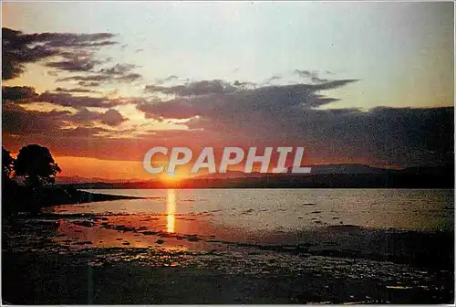 Cartes postales moderne Sunset over beauly firth invernoss shire and ross shire