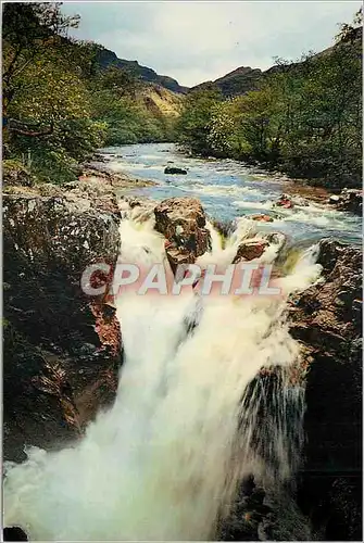 Moderne Karte Lower falls glen nevis near fort william inverness shire