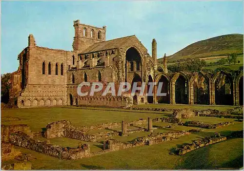 Moderne Karte Melrose abbey the abbey church and the ruined cloister