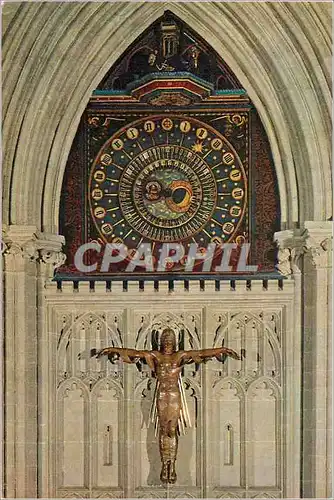 Cartes postales moderne Wells cathedral somerset the clock (late 14th century)