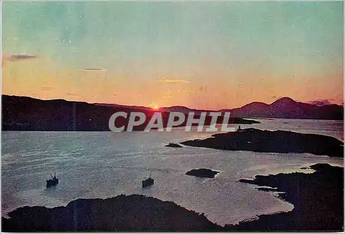 Cartes postales moderne Sunset over the kyle of lochalsh