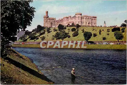 Cartes postales moderne The castle and the river ness inverness
