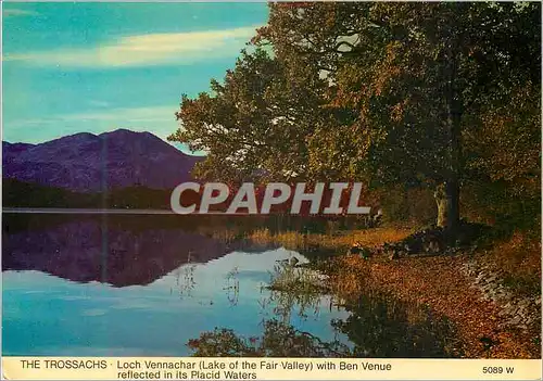 Cartes postales moderne The trossachs loch vennachar (lake of the fair valley)