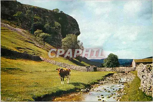 Moderne Karte Kilnsey crag wharfedale