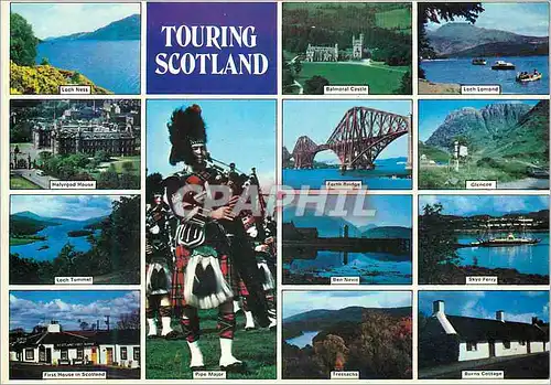 Moderne Karte Touring Scotland